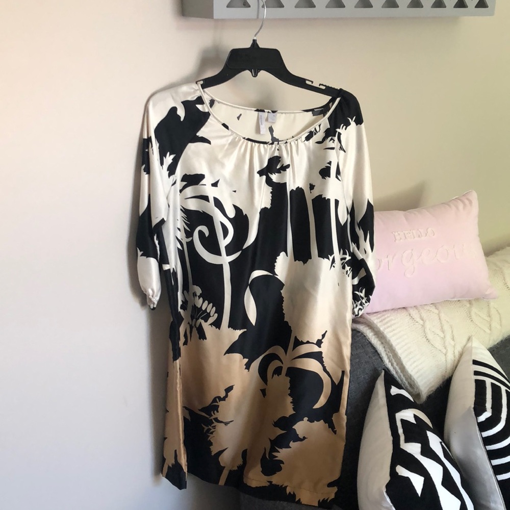 Ombré 3/4 Sleeve Dress